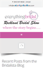 Mobile Screenshot of everythingbridalshows.com